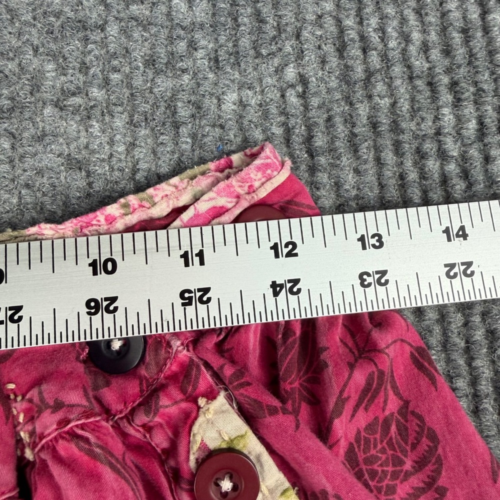 Magnolia Pearl Kiki Bloomers Womens OS 200 Betsy Pink Floral Cotton Boho Cottage - Picture 16 of 16